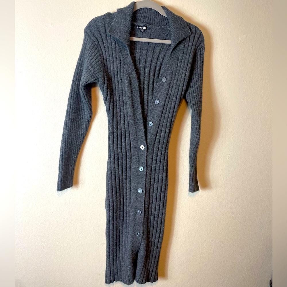 Grey Sweater Dress
